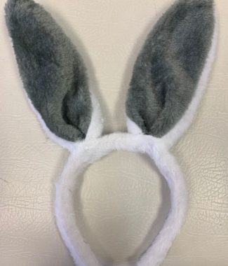 Grey Bunny Ears Alice Bands