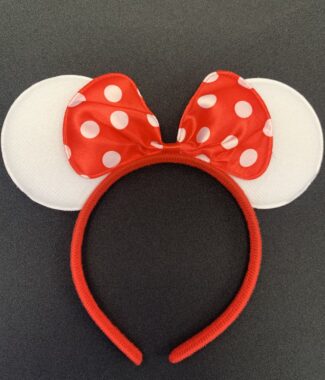 Minnie Aliceband Red white