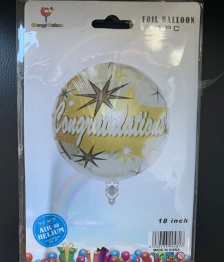 Congratulation 18 Inch Foil Balloon