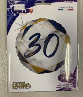 30 Blue And Gold Single Foil