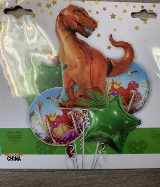 Dinosaur 5 pack Foil