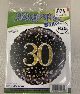 30 Black And Gold Single Foil