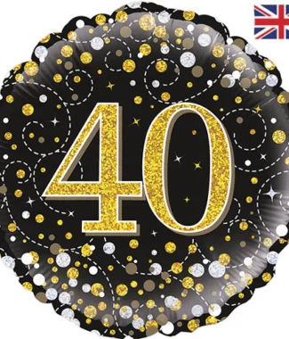 40 Black And Gold Single Foil