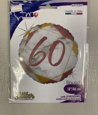 60 Pink And Gold Single foil