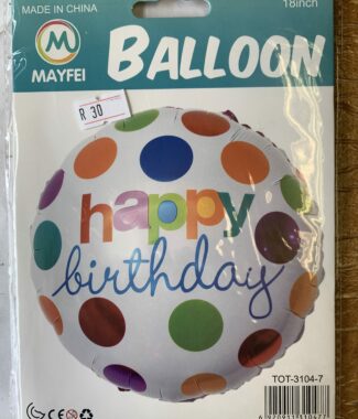 18 inch Happy Birthday Smarties