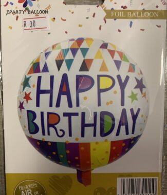 18 inch Happy birthday foil