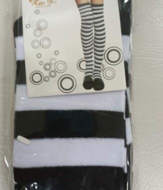 Stripe Black and White Socks KIDS