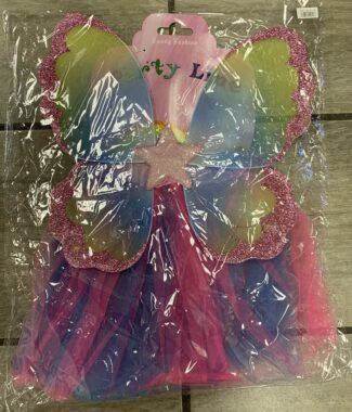 Blue And Pink Fairy With Wings