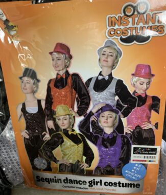 Sequin Dancer Girl Costume
