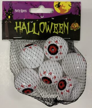 Halloween Plastic Eye balls 6pcs (Halloween)