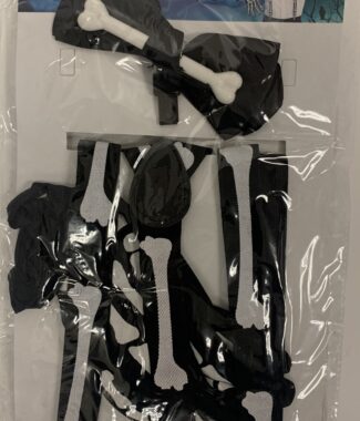 Skeleton Braces With Bow Tie (Halloween)