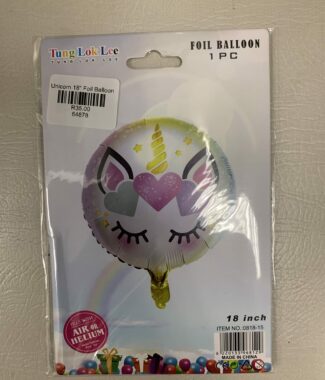 Unicorn 18" Foil Balloon