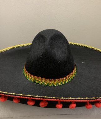 Mexican Hat Black & Gold