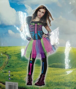 Skeleton Girl Colourful