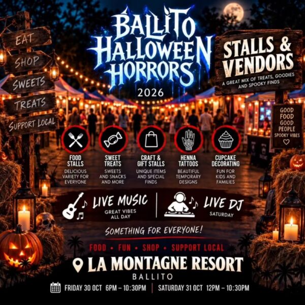 Stalls and vendors at Ballito Halloween Horrors